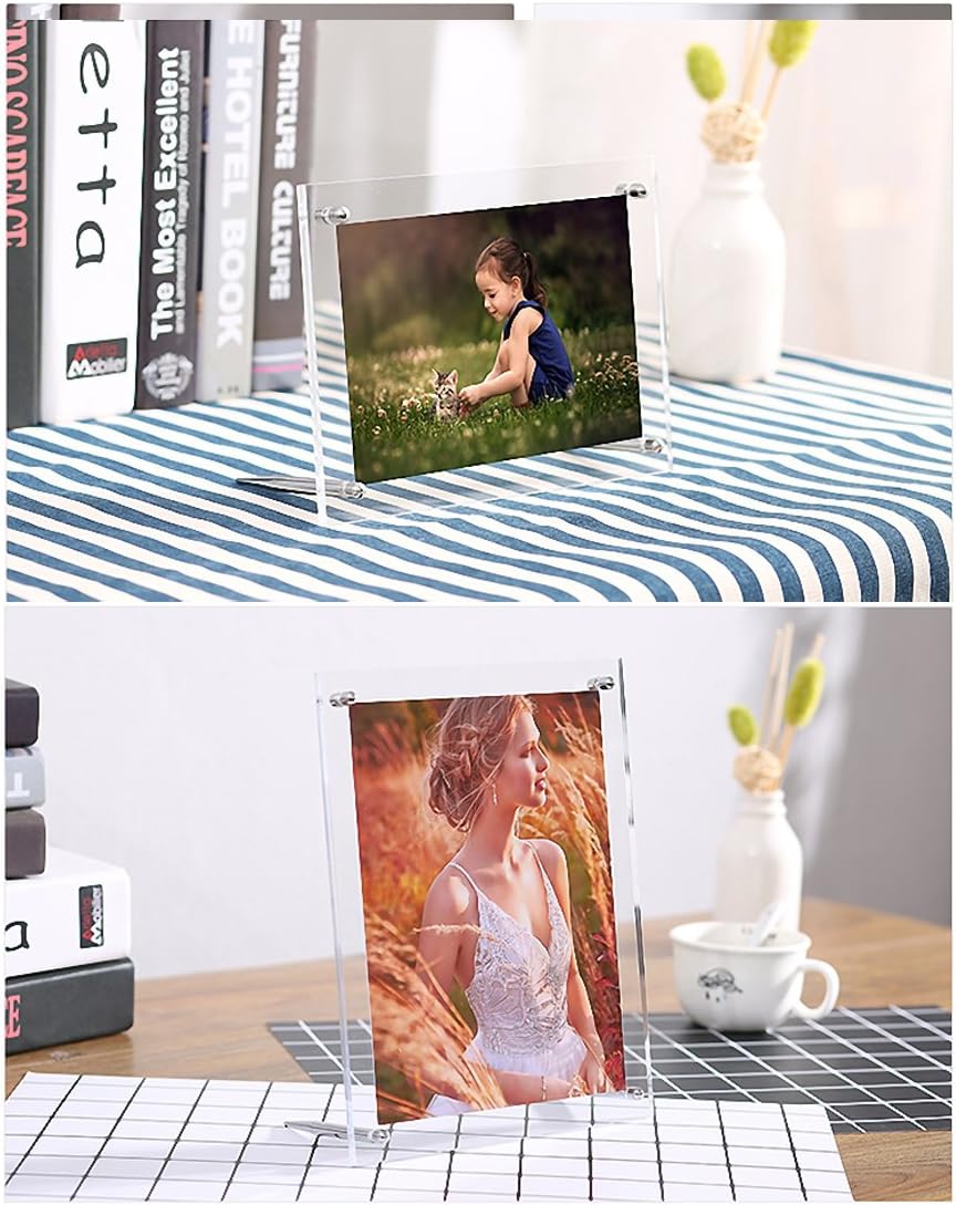 Acrylic Photo Frame A4 Brackets Or Hanging Picture Frames, File Certificate Photo Frame